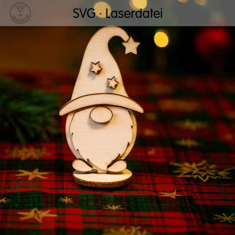 Wichtel mit Sternmütze