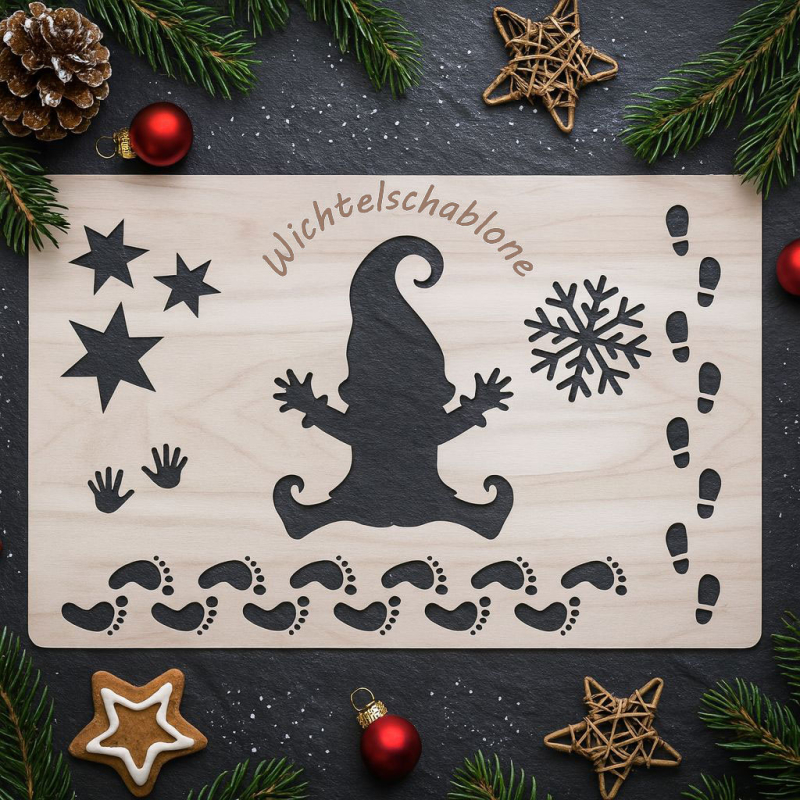 Wichtelschablone - Laserdatei