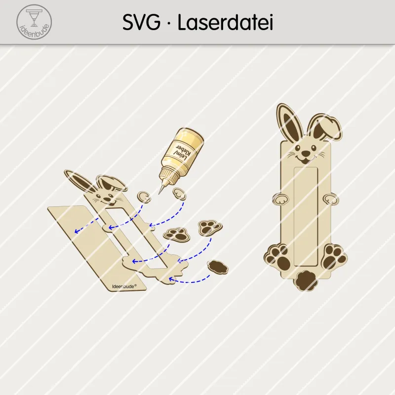 4 Laserdateien für Schokoladenhalter