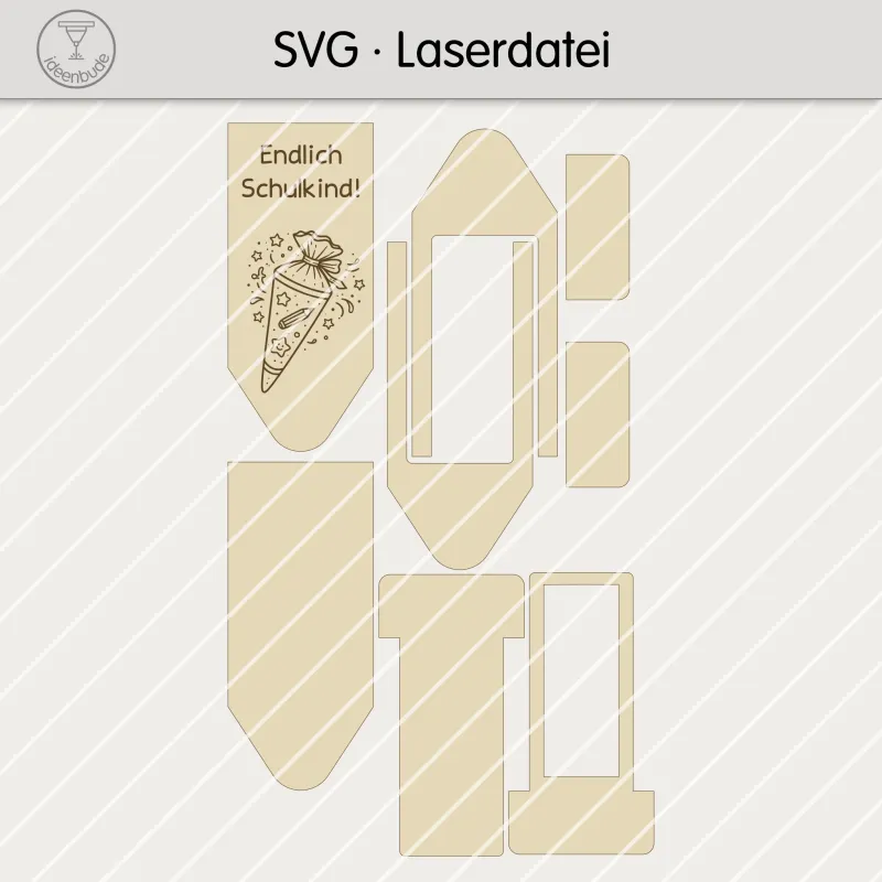 Verpackung für Geldgeschenk zur Einschulung