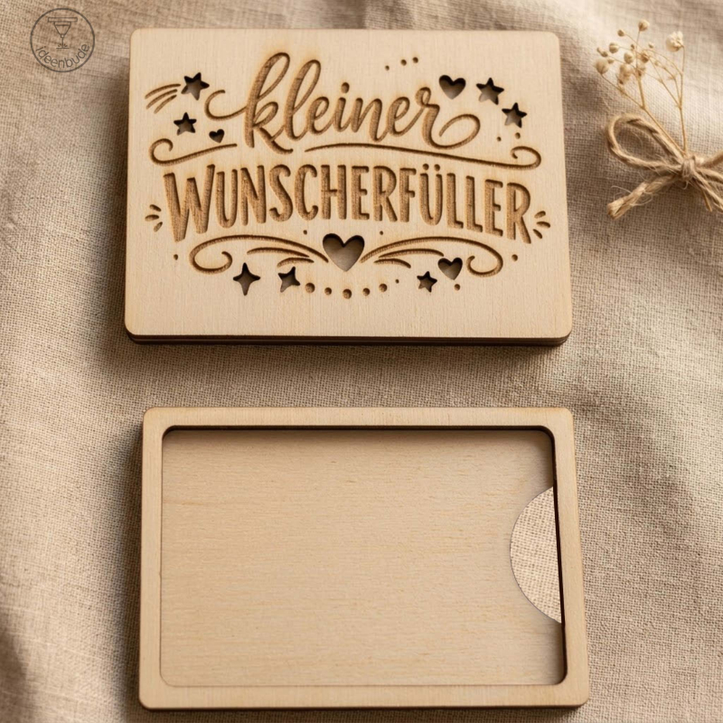 Geschenkverpackung für Gutscheinkarten (5 Stück im Set)