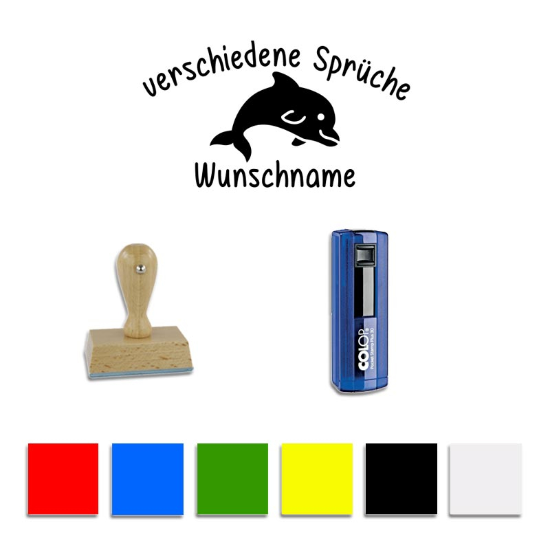Taucherstempel Delfin