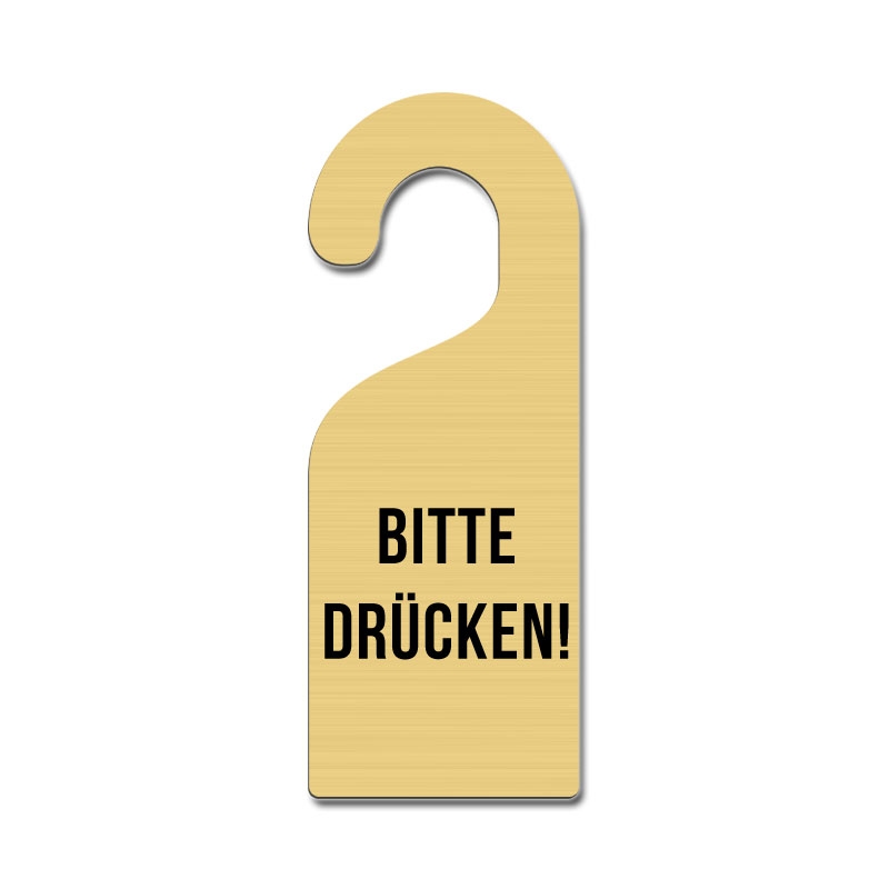 Bitte drücken!