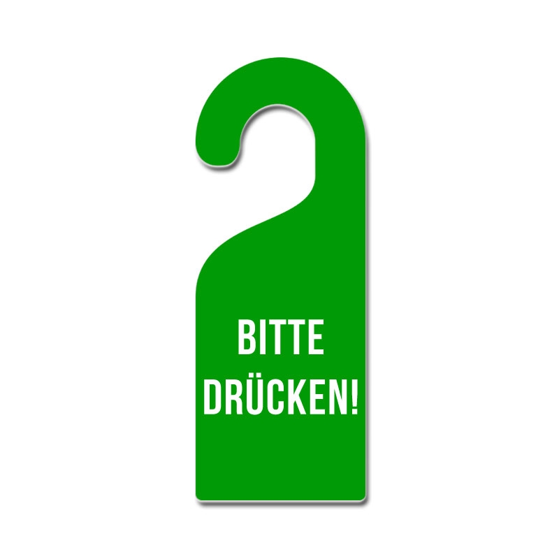 Bitte drücken!