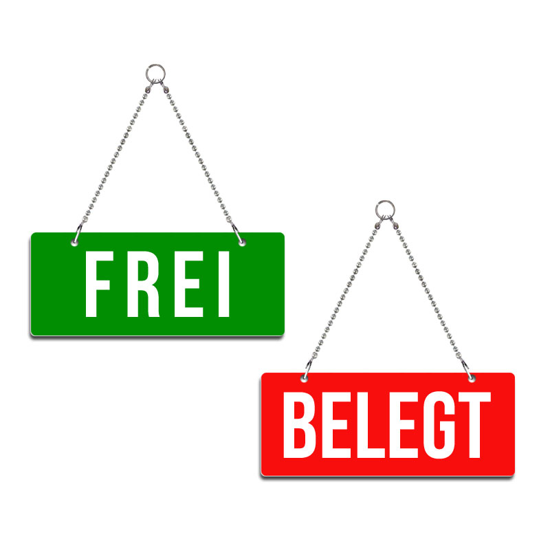 Frei/Belegt, blau