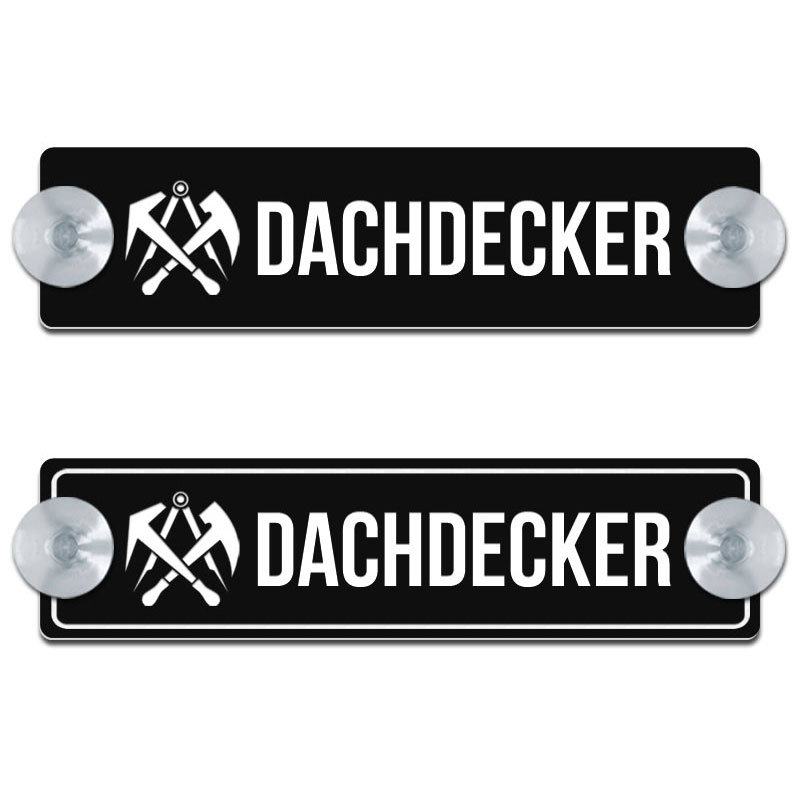 Dachdecker mit Motiv